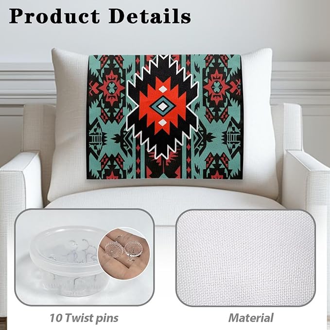 Classic Recliner Headrest Cover Fabric Western Sofa Headrest Slipcovers Covers Pet Scratch Resistant Non Slip Couch Headrest Covers for Home 1 Pack