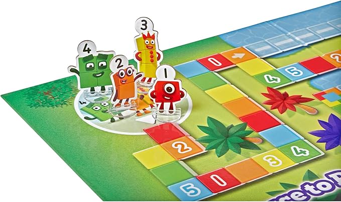 hand2mind Numberblocks Race to Pattern Palace! Board Game, Educational Board Games, Numbers for Toddlers, Math Toys for Kids 3-5, Preschool Learning Activities, Birthday Gifts for Kids