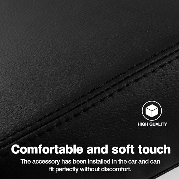 Autorder Center Console Cover for 2022-2025 2026 Ford Maverick Accessories Armrest Cover Anti-Scratch Middle Console Pad Leather Armrest Protector