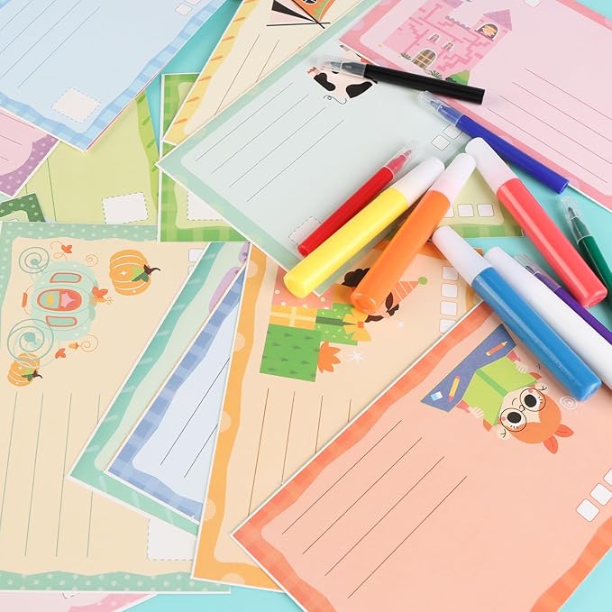 20-Piece Rainbow Scratch Art Set for Kids – DIY Scratch Paper Art Kit, Creative Postcards, Fun Toddler Party Activities & Unique Gift Ideas