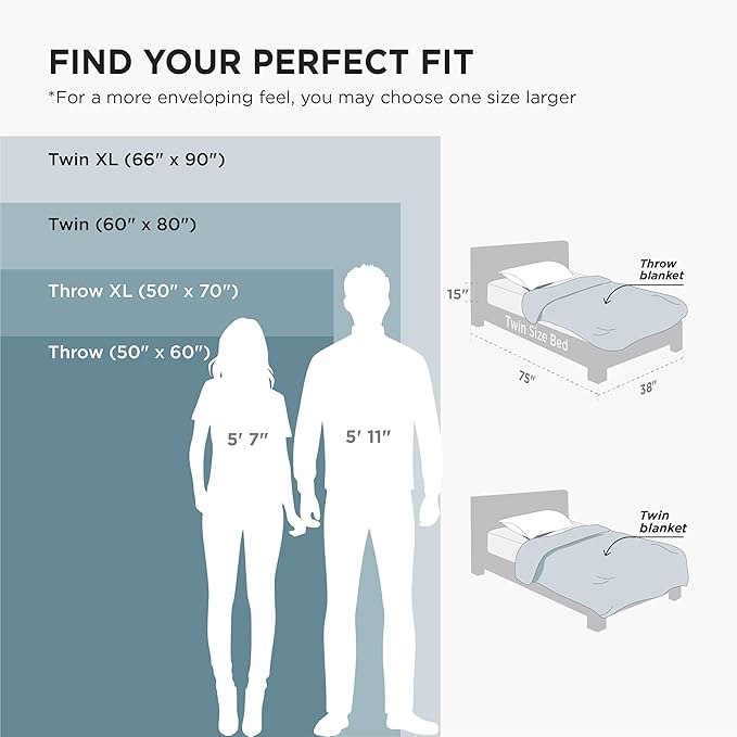 Bedsure GentleSoft Fleece Blankets Twin Size Light Blue - 300GSM Lightweight Plush Fuzzy Cozy Soft Blanket for Bed, Sofa, Couch, Travel, Camping, 60x80 inches