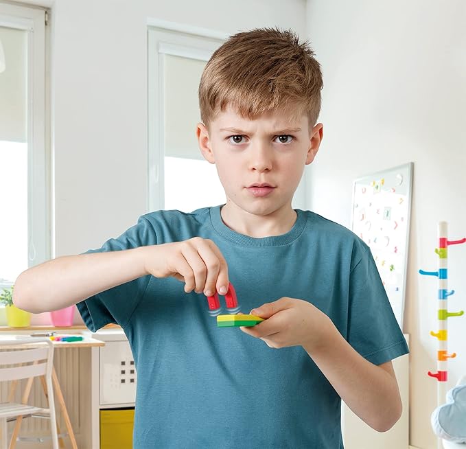 Brainstorm Toys: My First Magnet Kit - 20 Pieces, Learn About Magnetic Force, Educational Toy, Includes Online Code for Experiments, Kids Ages 4+