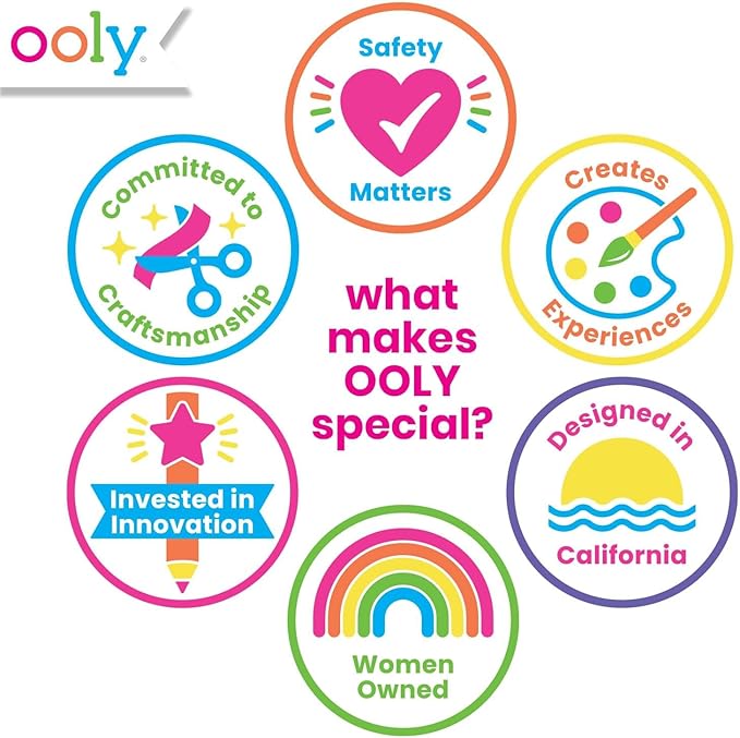 OOLY 133-57 , Sparkle Gel Crayons, Set of 12