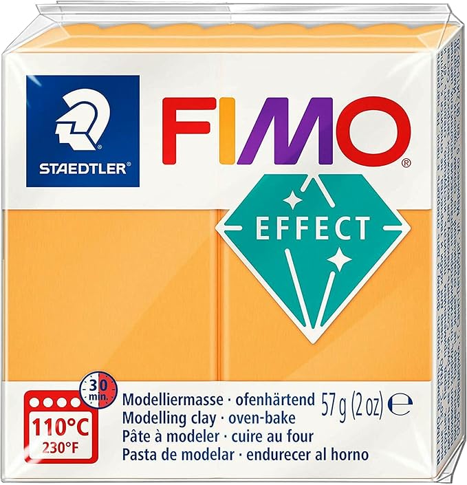 FIMO Staedtler Soft Polymer Oven Modelling Clay - Neon Effect - Set of 6