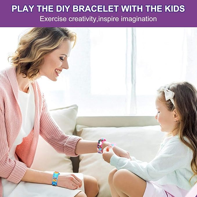 6 Packs Kids Jewelry Craft Bracelet,Sports Bracelet Making Kits,Custom Friendship Wristbands