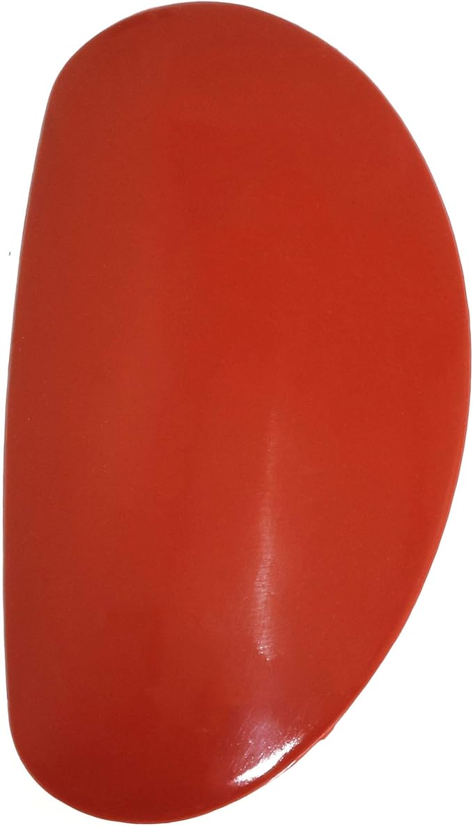 MEETOOT Clay Rubber Three Piece Set Soft Mud Tools Rib for Pottery and Clay Artists Casting Clay on Wheels, Hand-Built or Engraved