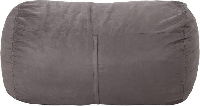 Christopher Knight Home Nyla Fabric Bean Bag, Charcoal, Small