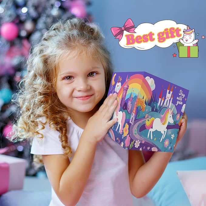 Bracelet Making Kit for Girls,Unicorn DIY Charm Jewelry Craft Set,Arts and Crafts for Kids Ages 8-12,Jewelry Making Supplies Beads,Jewelry Box Easter Birthday Gifts Ages 6 7 8 9 10 11 12 Year Old