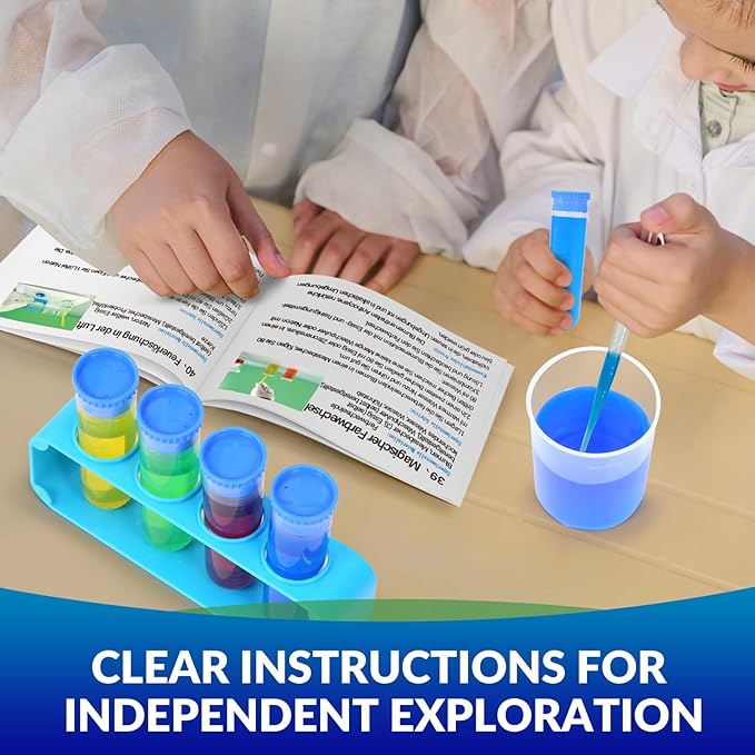 BATURU 270+ Science Experiments Kit for Kids Age 5-12, STEM Science Kit with Volcano, Crystal Growing & Gem Dig, Easter Basket Stuffers & Birthday Gifts, Homeschool Learning Toy