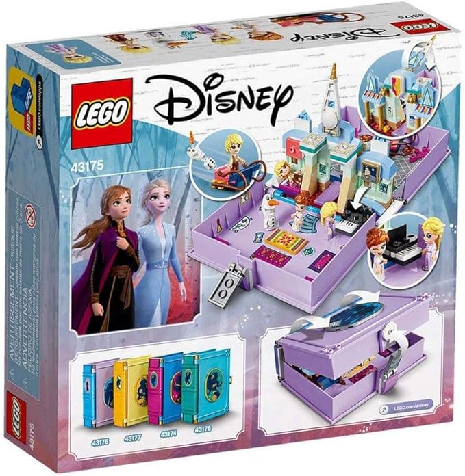 LEGO Disney Anna and Elsa’s Storybook Adventures 43175 Creative Building Kit for Fans of Disney’s Frozen 2 (133 Pieces)