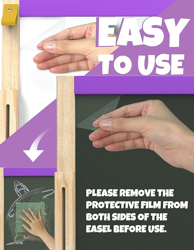 JOYOOSS Easel for Kids Art Easel Kids Easels for Toddlers Easel, Easley for Toddlers Dual-Sided Adjustable Magnetic Easel for Toddlers Easel for 2 Year Old and Toddler Art Easel for Kids Ages 4-8 8-12