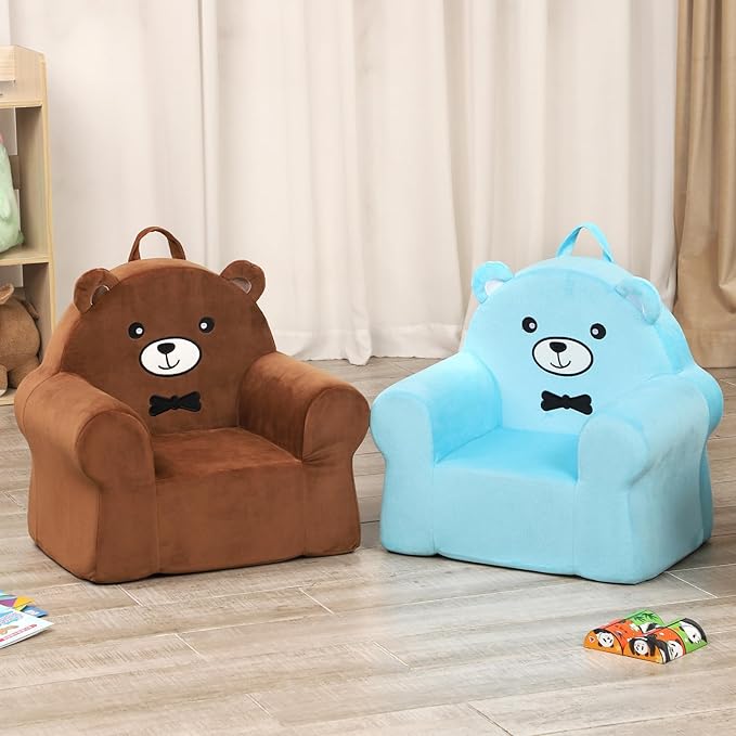 Cuddly Toddler First Chair, Premium Character Chair, Brown Bear, 18 Month up to 3 Years