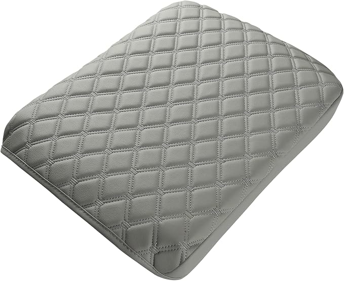 GIANT PANDA Custom Fit Center Console Cover for Dodge RAM 1500 2500 3500 2002-2012 with Jump Seat - Waterproof Armrest Center Cover - Full Protection,Grey