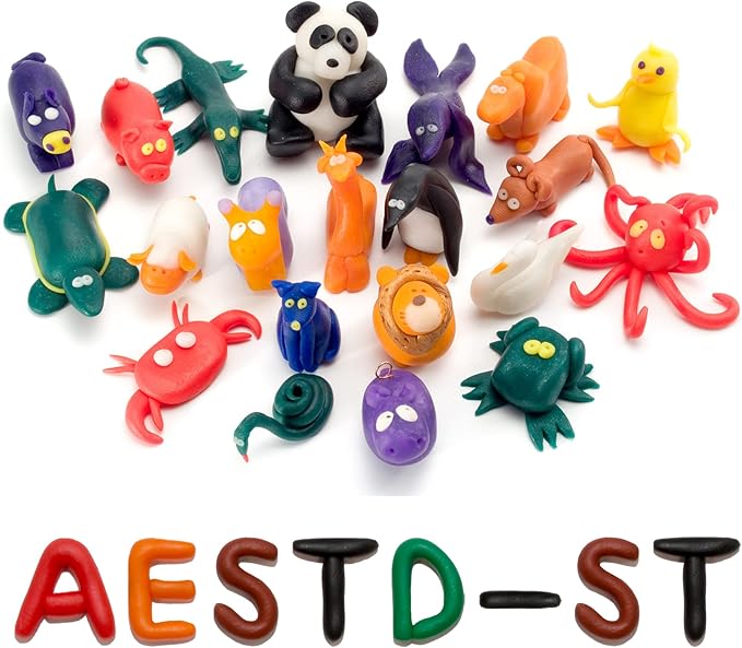 Aestd-ST Polymer Clay 36 Colors, Modeling Clay for Kids, Non-Sticky Oven Bake Clay with Sculpting Tools and Accessories, Holiday Halloween Christmas Gift for Children and Artists.
