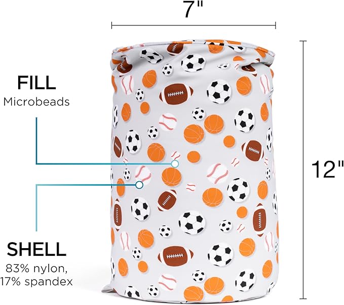 Brookstone Squishy FOM Cushion Pillow - The Original Stretchy, Comfy, Colorful Pillow for Neck, Lumbar Support, and Bed - for Sleeping, Car, Travel - Small Pillow, Sports, 12 x 7 Inches