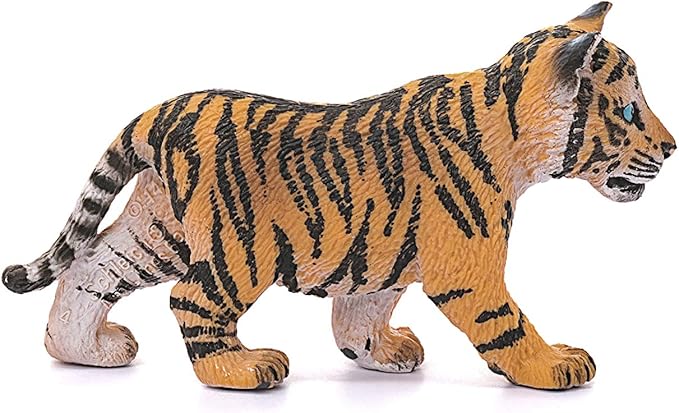 Schleich Wild Life, Animal Figurine, Animal Toys for Boys and Girls 3-8 years old, Tiger Cub, Ages 3+