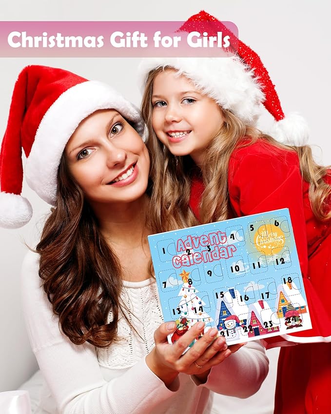 Advent Calendar 2024 Girls Unicorn Charm Bracelets Making Kit, 24 Days of Christmas Advent Calendars for Teens Kids Age 6-12, Unicorns Gifts for Girls 6 7 8-10 Girl Craft Toys Countdown Calender.