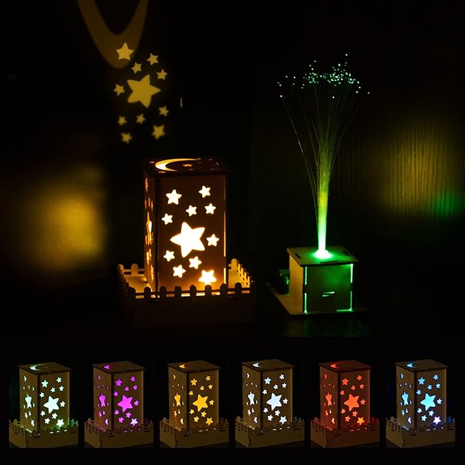 Yutin 5 Individual STEM Science Kits for Kids, Wood Arts and Craft Kits, STEM Toys for Boys Girls Age 8-12 5-7 8 10 12 13 14 Gift Idea, 3D Puzzles Building Engineering Model Set