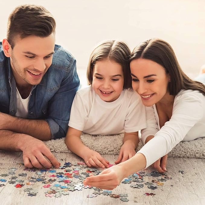 Puzzles for Adults Jigsaw Puzzles 1000 Pieces for Adults Kids– Tractor Collecting Wheat Wooden Puzzle Jigsaw Puzzle Artwork Intellective Educational Toys Gifts(29.5x19.7 Inches)