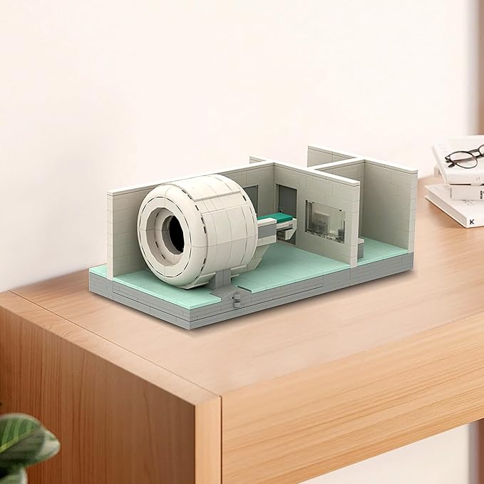 Educational Hospital Medical Machine Toy Set,MRI Scanner Model Building Blocks Set,Collectible Scene for Moc Bricks Lovers,Compatible with Lego 630 Building Accessory,523 Pcs