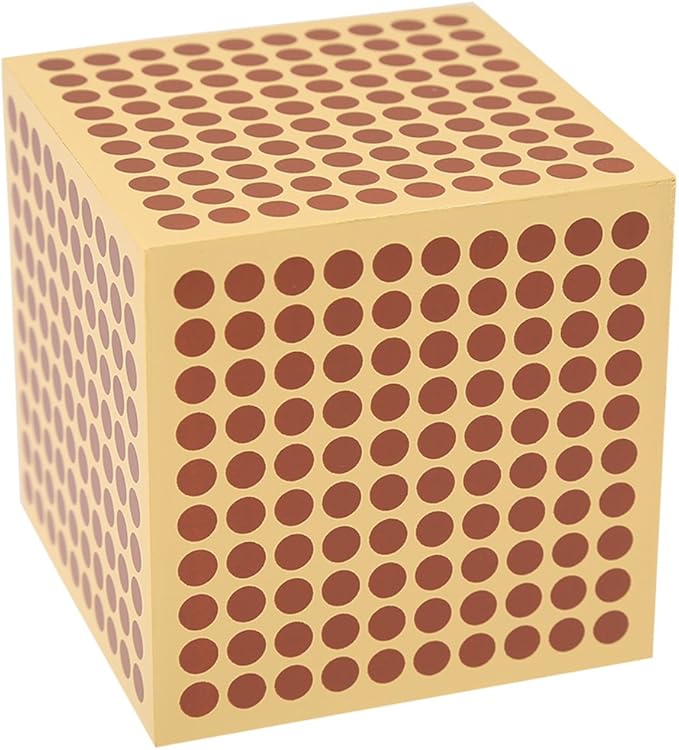 MEYOR Montessori 9 Wooden Thousand Cubes Mathematics teaching aids