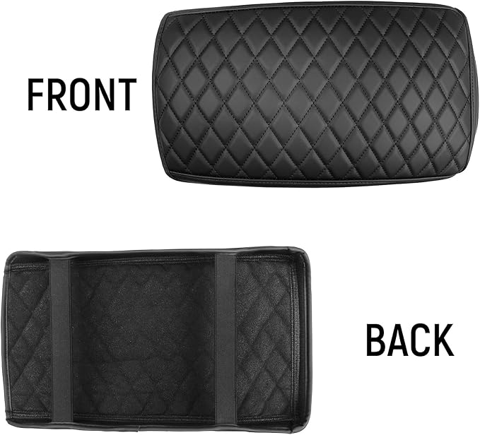 Bercicci Center Console Armrest Cover Compatible with Honda 2018-2022 Accord (Include Hybrid) Accessories Leather Material Center Console Liner Protection