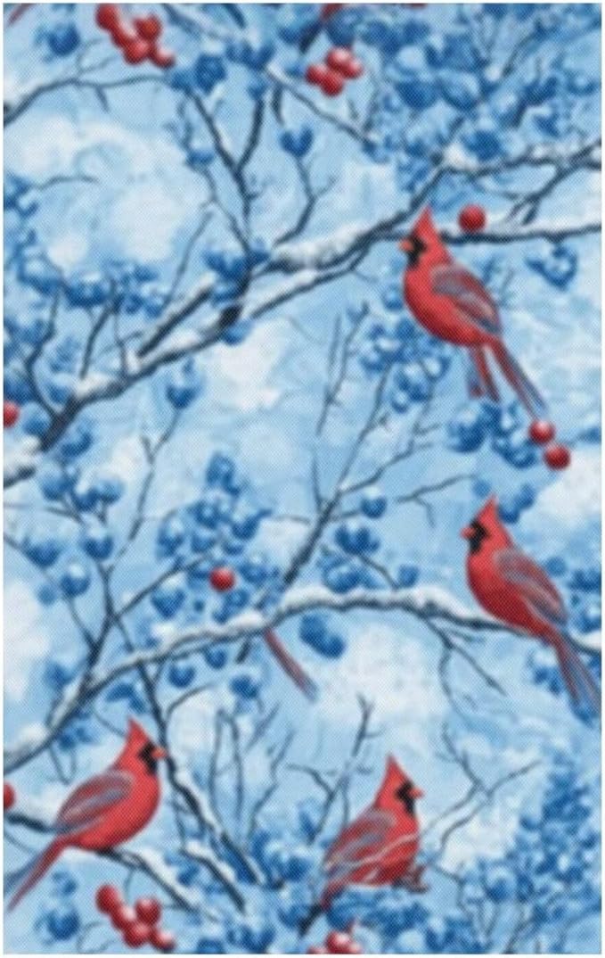 Cardinal Bird Headrest Covers for Recliners Washable Sofa Headrest Covers Couch Headrest Covers Furniture Protector for Living Room Home 2 Pcs