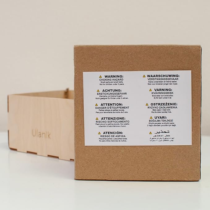 Ulanik Peg Dolls with Hats Toddler Montessori Toys for 3 Year Old + Kids Wooden Waldorf Dolls for Learning Color Sorting and Counting — 12 Gnomes, 2.36 in