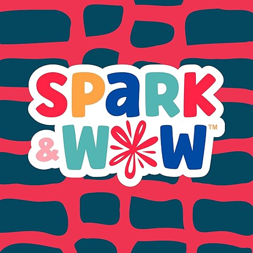 SPARK & WOW Triceratops Activity Wall Panels - Ages 18m+ - Montessori Sensory Toy - 8 Activities - Busy Board - Toddler Room Décor