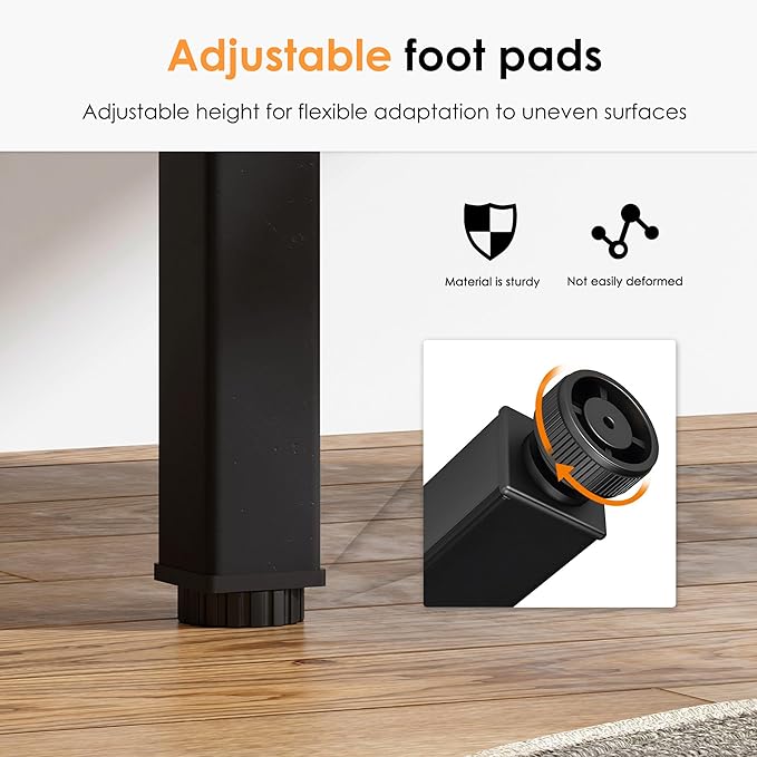 Need 54.3 Inch Large Computer Desk, Modern Simple Style Desk for Home Office, Basic Writing Table for Study Student, Teak