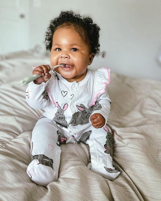 ROARex Vegan Eco Friendly All Natural Kids Toothbrush Made from Plants – Sweet Baby Giraffe | 100% Biodegradable and Compostable | 1% for The Planet Product