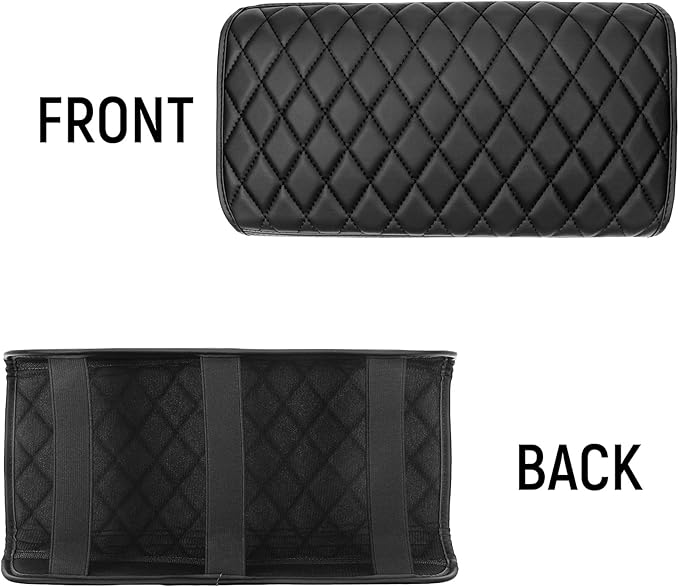 Bercicci Center Console Armrest Cover Compatible with Tesla 2025 2026 Model Y Juniper & 2024-2026 Model 3 Highland Accessories Leather Material Center Console Liner Protection