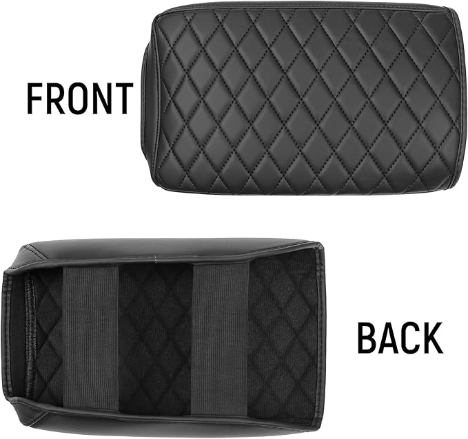Bercicci Center Console Armrest Cover Compatible with Honda 2017-2022 CRV (Include Hybrid) Accessories Leather Material Center Console Liner Protection