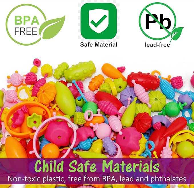 Happytime Friendship Bracelet Making Kit for Girls Birthday Gift Toy, Gir DIY Jewelry Making Kit Arts and Crafts for Kids, Fashion Fun Necklace Ring Bracelet Set