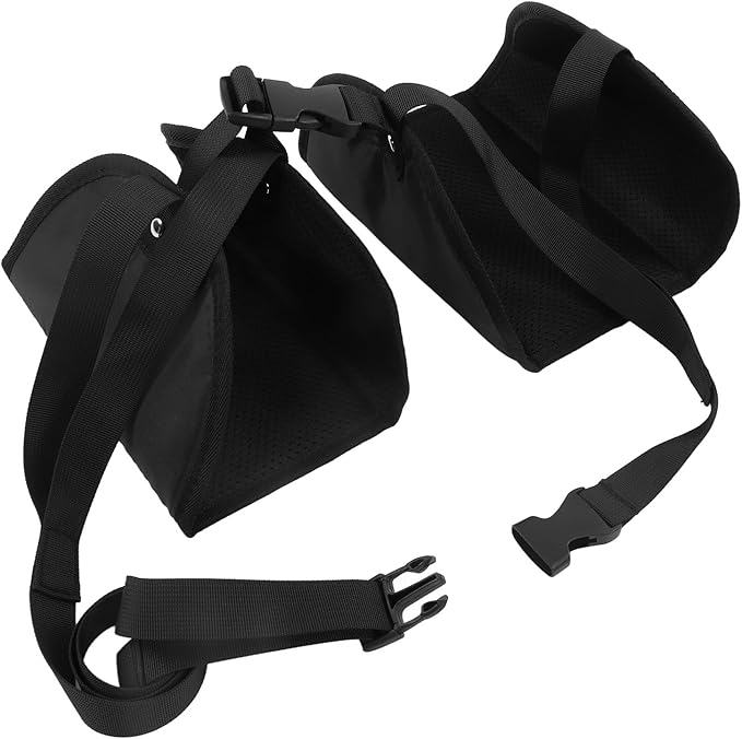 Travel Airplane Foot Pedal Hammock, Portable Foot Hammock Under Desk, Adjustable Shoulder Strap with Storage Bag, Lightweight Oxford Cloth Footrest for Office Chair and Long Flight