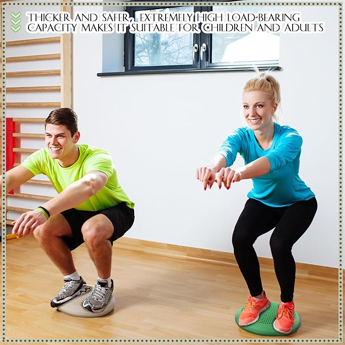 Libima 4 Pcs Wiggle Seat Inflated Wobble Cushion for Sensory Kid 13 Inches Balance Disc Flexible Seating for Classroom Sensory Pad for Chair Wiggle Cushion