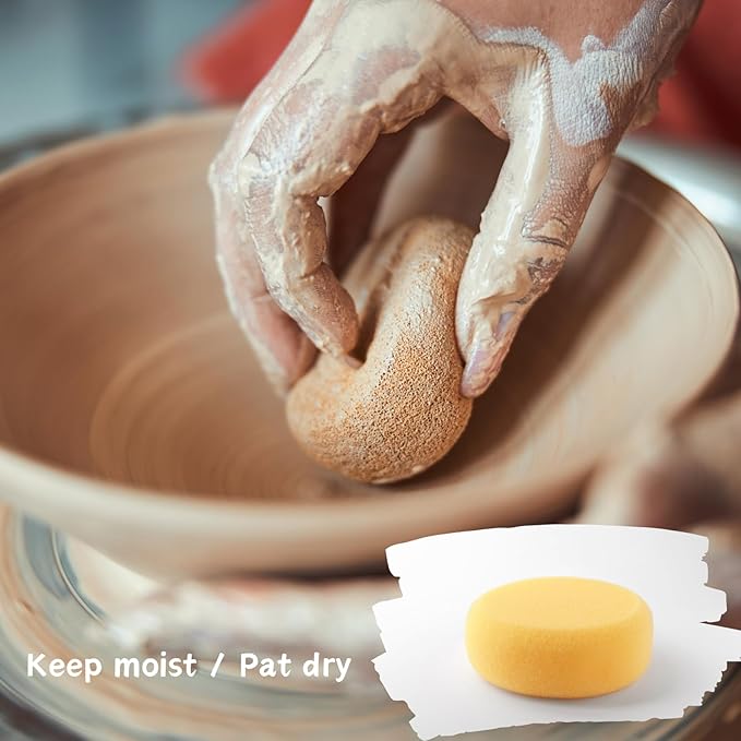 TEMONTIAN Pottery Tool Kit,Clay Sculpting Tools,43 Pcs Double Sided Pottery Wheel Tools for Adults,Pottery Carving Tools,Pottery Kiln Tools at Home,Ceramics Tools Set with Carrying Case Bag and Apron