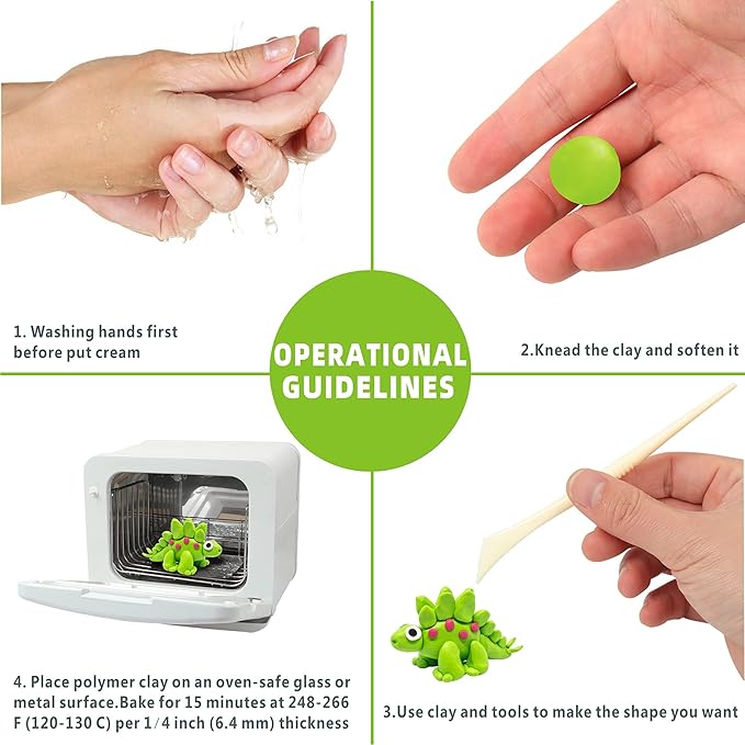 Aestd-ST Polymer Clay Kits, 85 Colors Oven Bake Modeling Clay for Kids, Non-Sticky Molding Clay with Sculpting Tools and DIY Accessories, Holiday Gift for Children and Artists.