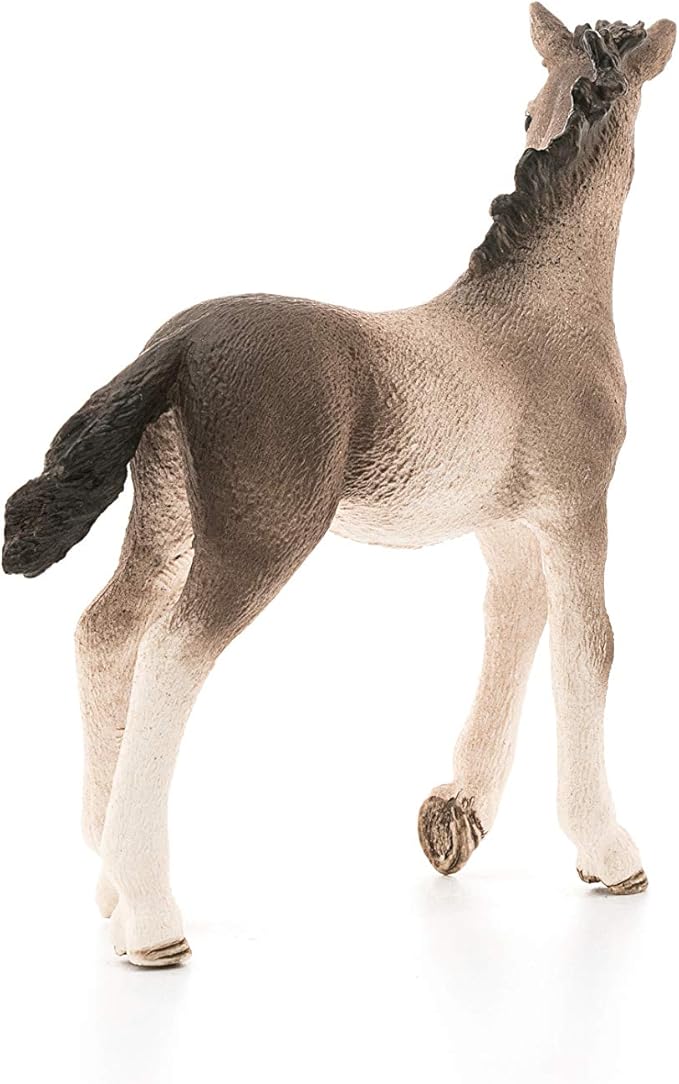 Schleich Horse Club, Horse Toys for Girls and Boys, Andalusian Foal Baby Horse Toy Figurine, Ages 5+