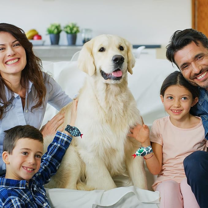 Chivao 16 Pcs Snake Slap Bracelets Reptile Snap Bracelets Fuzzy Animal Snake Bracelet Stuffed Snap Bands Slap Snakes for Birthday Party Favors(Snake Style)