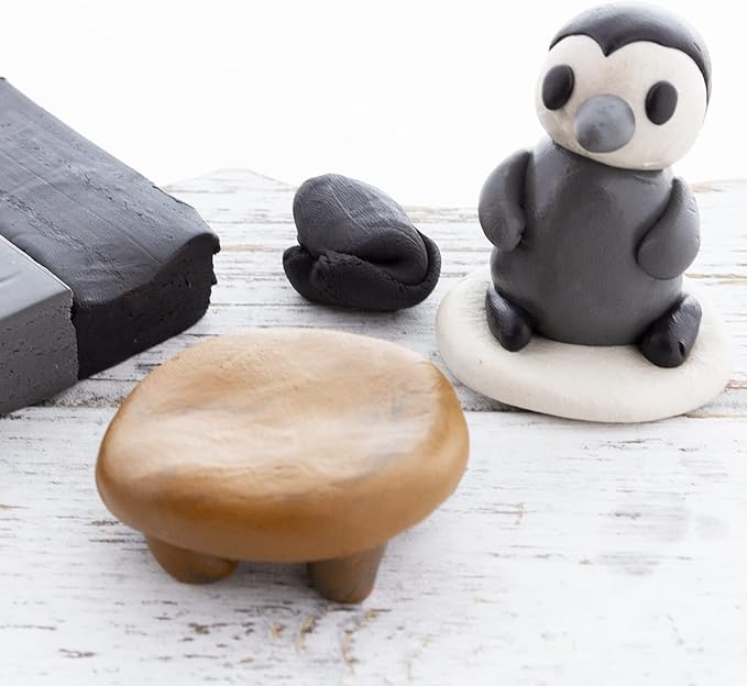 BAZIC Modeling Clay Natural Earth Color 1 LB, Modeling Dough Non Toxic Gift for Artist Kids, Bulk for Classroom, 24-Pack