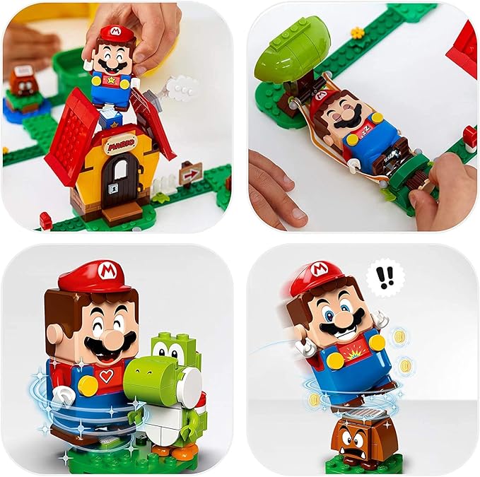 LEGO 71367 Super Mario House & Yoshi Expansion Set Buildable Toy Game, Gifts for Girls & Boys Age 6 Plus Years Old with Yoshi and Goomba Figures