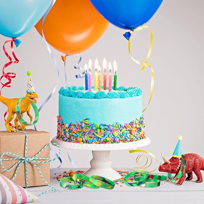 30 Pack Dinosaurs Silicone Wristbands Dinosaurs Wristband Bracelets Dinosaur Party Favors Bracelet Gifts Bag Stuffer for Jungle Dinosaur Themed Birthday Party Supplies (Green)