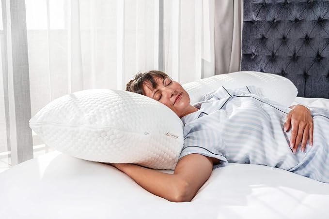 Aricove Body Pillow for Adults, Side Sleeper Pillow for Bed, Full Body Support in Long & Large Size, Tencel Lyocell Cover, Firm Memory Foam & Soft Microfiber, 20x54 inch, Machine Washable
