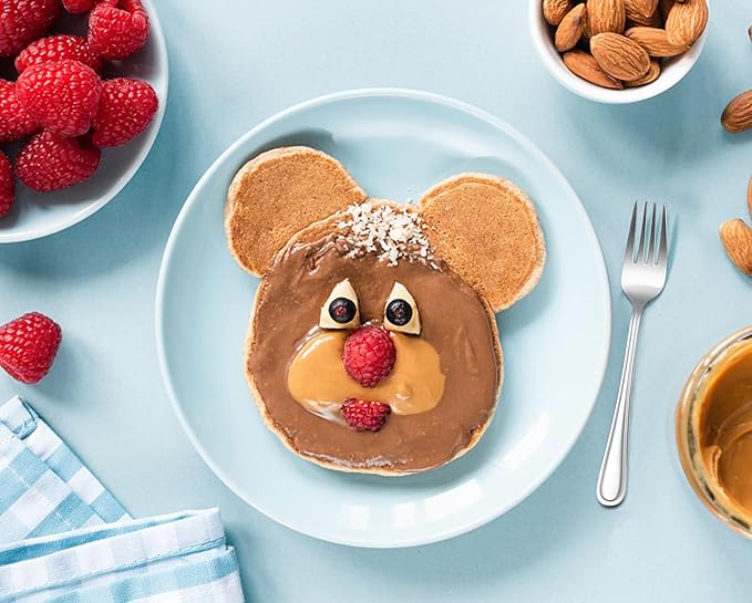 TeamFar Toddler Forks, 6 Pcs Stainless Steel Kids Utensil Small Fork for Child Self Feeding, with Line Patterned Edge, Non Toxic & Healthy, Mirror Surface & Dishwasher Safe, Easy to Grip