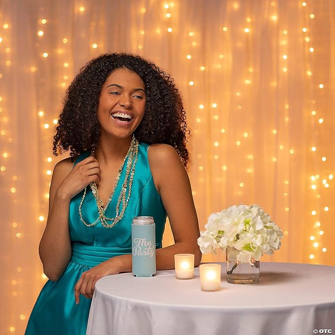 Fun Express Gold Team Bride Bead Necklaces - Bulk set of 24 - Bachelorette Party Jewelry and Bride Tribe Supplies