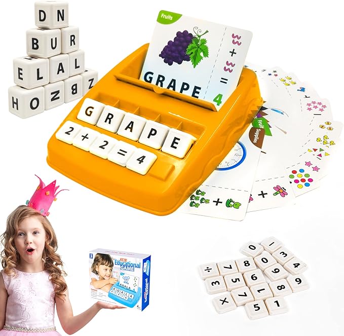 Toddler Toys for Boys Age 3-4, 2 in 1 Educational Toys Alphabet Spelling & Reading, Flash Cards Learning Toys Gifts for Preschool Kindergarten Boys Girls Ages 3 4 5 6 7 8