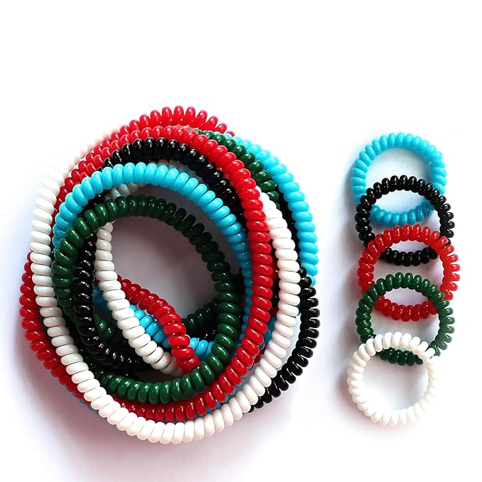 Sensory Chew Necklaces for Boys Girls, 15 Pack Stretchy Chewy Necklace Coil Bracelets for Kids with Autism Anxiety ADHD SPD, Sensory Chew Toys Reduce Chewing Biting Fidgeting for Adult Chewer