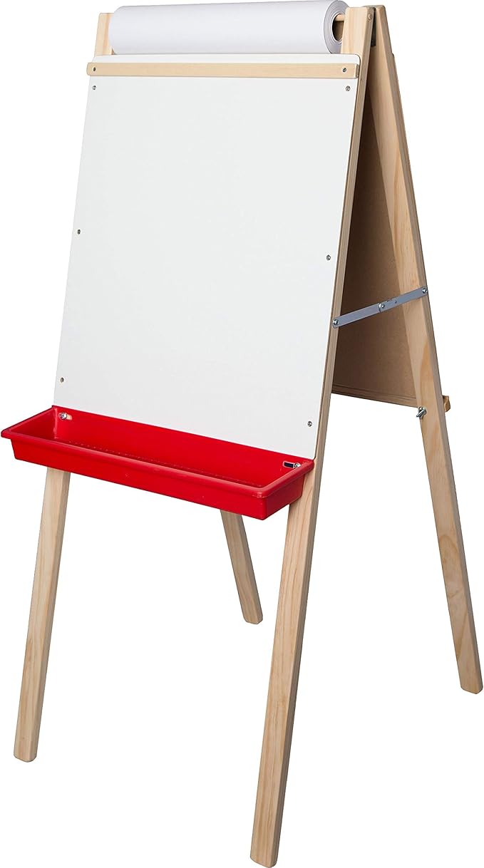 Flipside Products - Child's Deluxe Double Easel - Green Chalk/White Markerboard