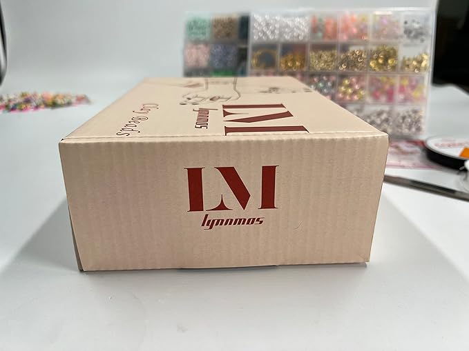 Clay Beads 8500 Pcs 2 Boxes Bracelet Making Kit - 24 Colors Polymer Clay Beads for Bracelet Making Set - Heishi Disc Beads for Jewelry Making kit with Charms and Gift Pack for Girls